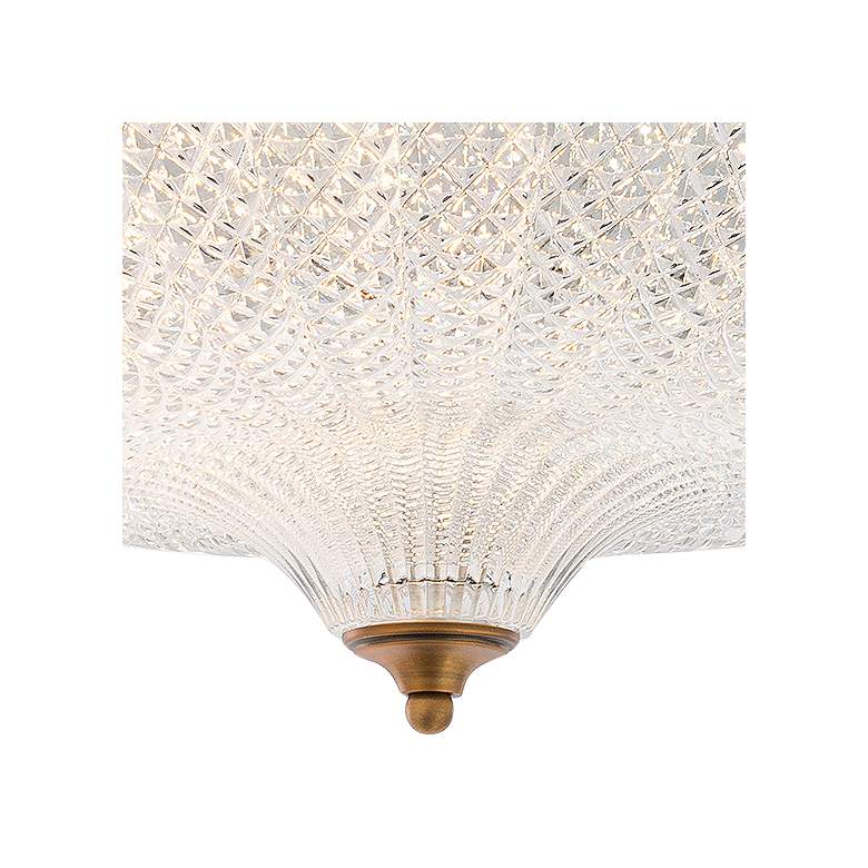 Image 2 Schonbek Roma 20" Wide Aged Brass Crystal LED Ceiling Light more views
