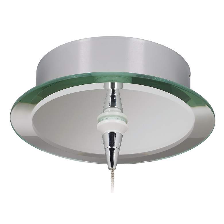 Image 1 Schonbek Round Mirrored Canopy for Pendant/Chandelier