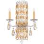 2_Schonbek Sarella 23"H Heirloom Gold 2-Light Wall Sconce