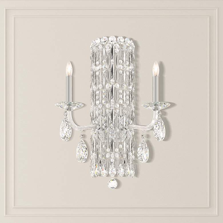 Image 1 Schonbek Sarella 23"H Heirloom Gold 2-Light Wall Sconce