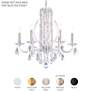 Thumbnail3 of Schonbek Sarella 24 1/2" Wide Steel 6-Light Chandelier more views