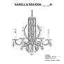 5_Schonbek Sarella 24 1/2" Wide Steel 6-Light Chandelier more views