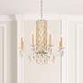 1_Schonbek Sarella 30"W Heirloom Gold 8-Light Chandelier