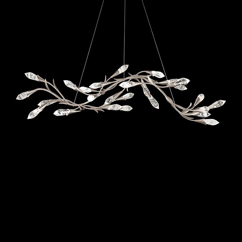 Image 1 Schonbek Secret Garden 56 1/4" Wide Antique Silver LED Pendant Light