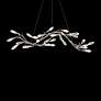 1_Schonbek Secret Garden 56 1/4" Wide Antique Silver LED Pendant Light