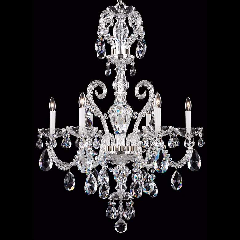 Image 1 Schonbek Silver Novielle 25" Wide Crystal Chandelier