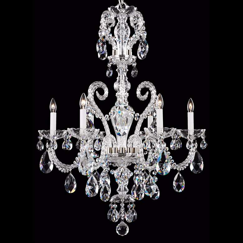 Image 1 Schonbek Silver Novielle 25 inch Wide Crystal Chandelier