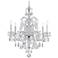 Schonbek Silver Novielle 29" Spectra Crystal Chandelier