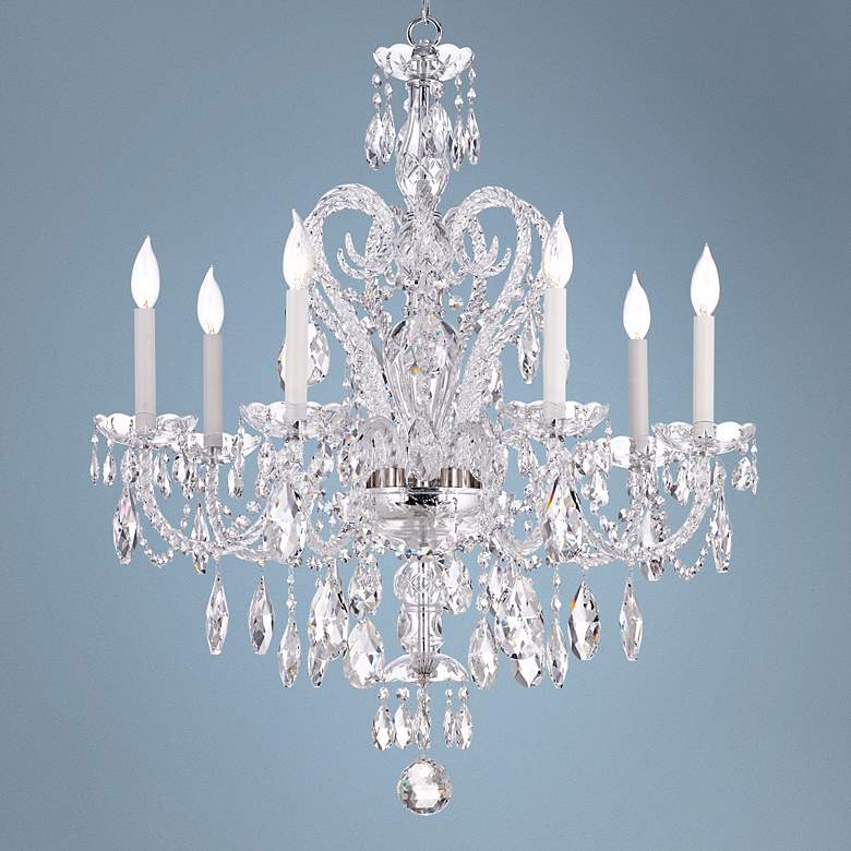 Image 1 Schonbek Silver Novielle 29" Spectra Crystal Chandelier