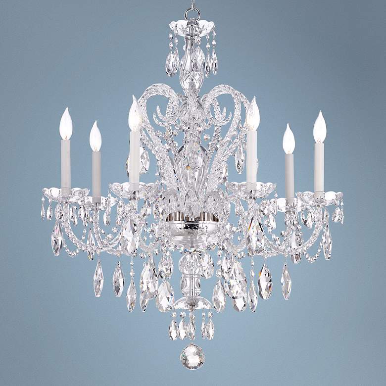 Image 1 Schonbek Silver Novielle 29 inch Spectra Crystal Chandelier