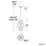 6_Schonbek Solan 10" Wide Black Crystal LED Mini Pendant more views