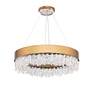 5_Schonbek Soleil 26" Wide Aged Brass Finish Modern LED Crystal Pendant more views