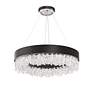 3_Schonbek Soleil 26" Wide Black Finish Modern LED Crystal Pendant more views