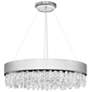 1_Schonbek Soleil 26" Wide Polished Nickel Modern LED Crystal Pendant