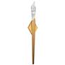 2_Schonbek Solitude 32" High Aged Brass LED Wall Sconce