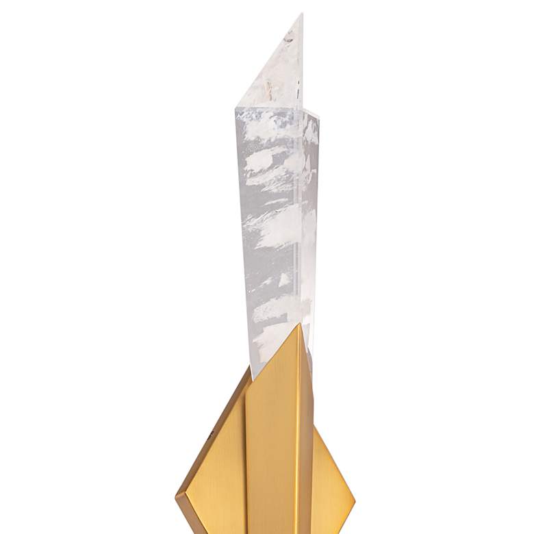Image 3 Schonbek Solitude 32" High Aged Brass LED Wall Sconce more views