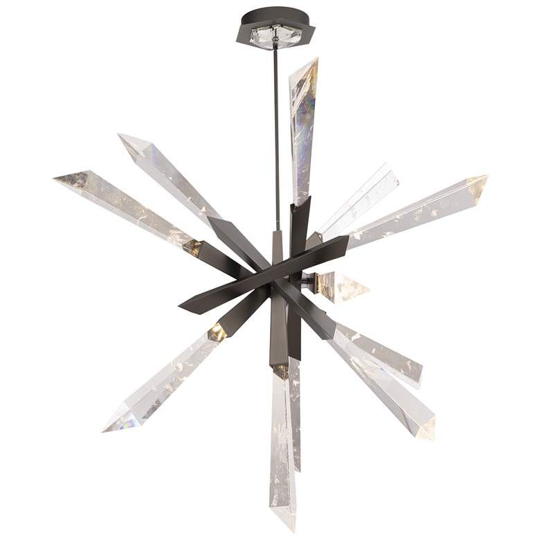 Image 2 Schonbek Solitude 47 1/2" Wide Antique Nickel LED Chandelier