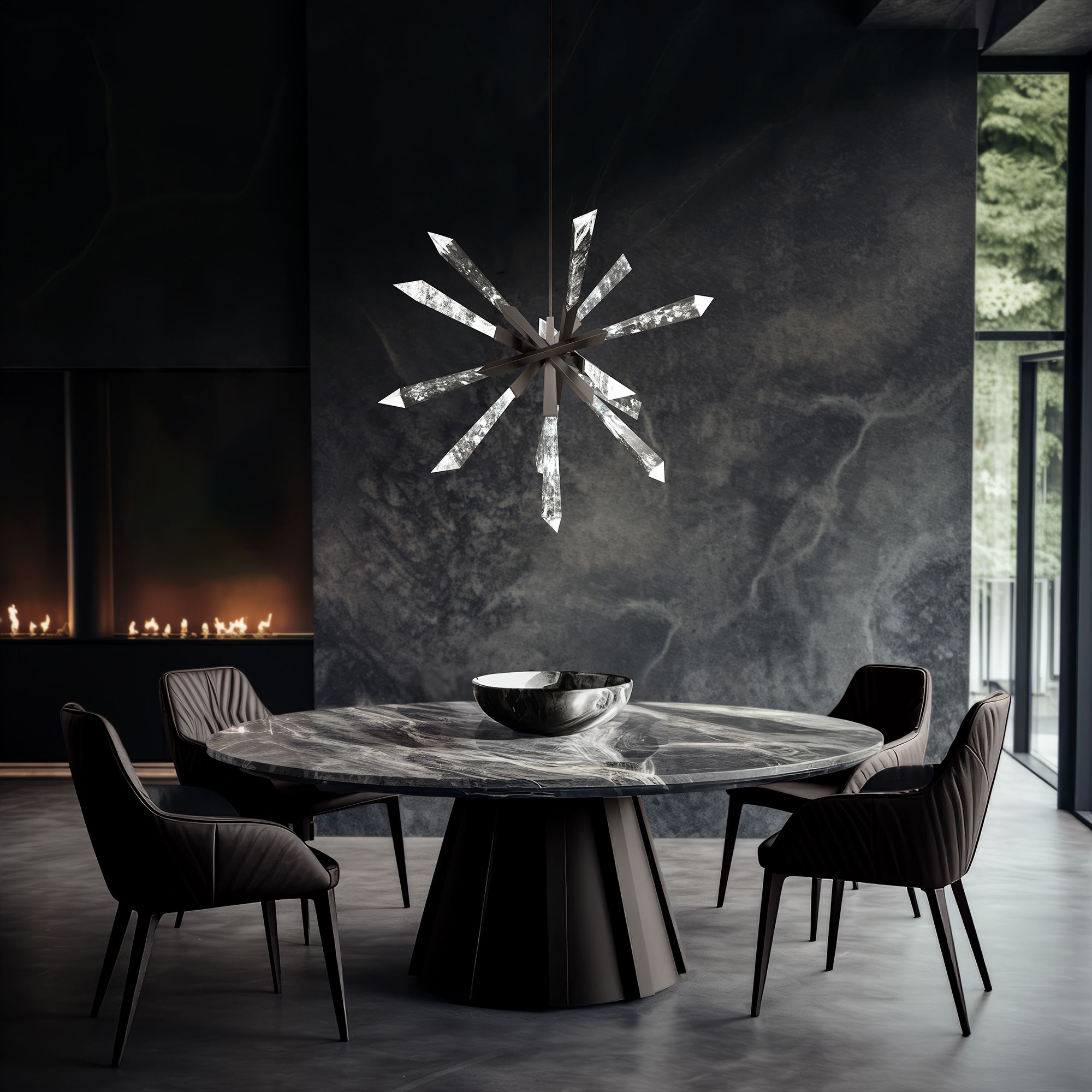 Schonbek Solitude 47 1/2" Wide Antique Nickel LED Chandelier