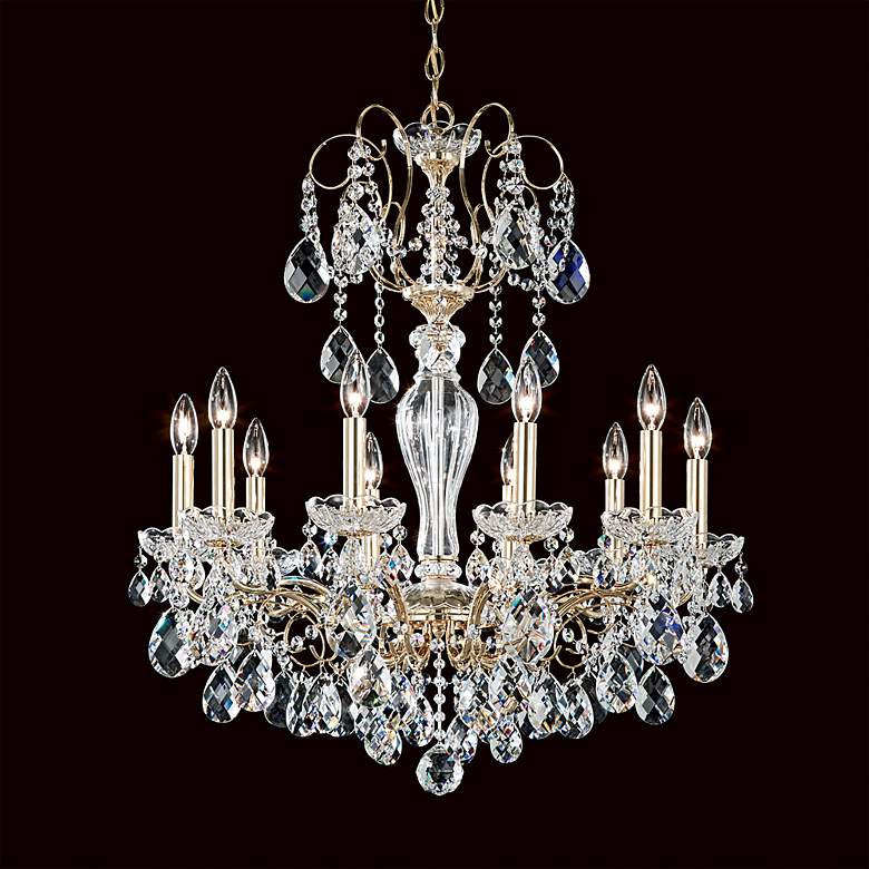 Image 3 Schonbek Sonatina 25 1/2" Wide Gold Crystal Chandelier