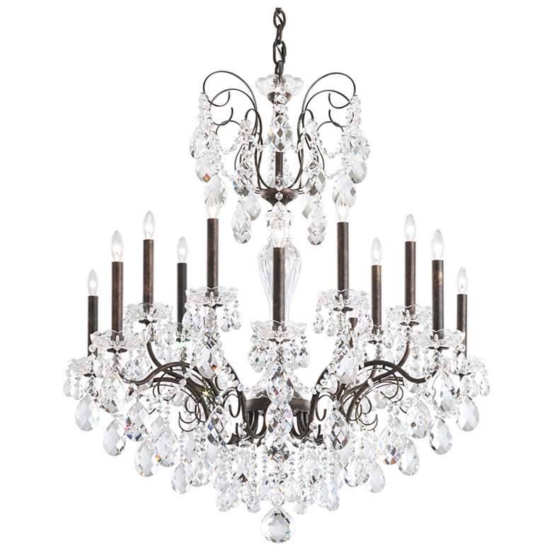 Image 1 Schonbek Sonatina 35 inch Wide Black Pearl Crystal Chandelier