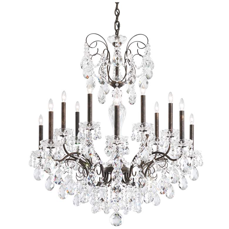 Image 1 Schonbek Sonatina 35"W Heirloom Bronze 14-Light Chandelier