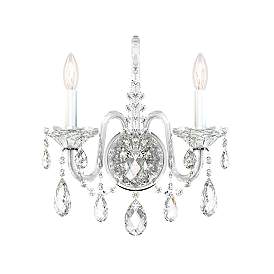 Image3 of Schonbek Sterling 16 1/2" High Heritage Crystal Wall Sconce