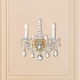 Image2 of Schonbek Sterling 16 1/2" High Heritage Crystal Wall Sconce