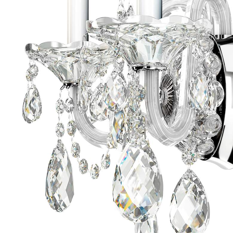 Image 4 Schonbek Sterling 16 1/2" High Heritage Crystal Wall Sconce more views