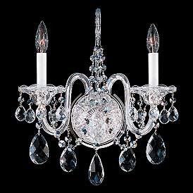 Image5 of Schonbek Sterling 16 1/2" High Heritage Crystal Wall Sconce more views