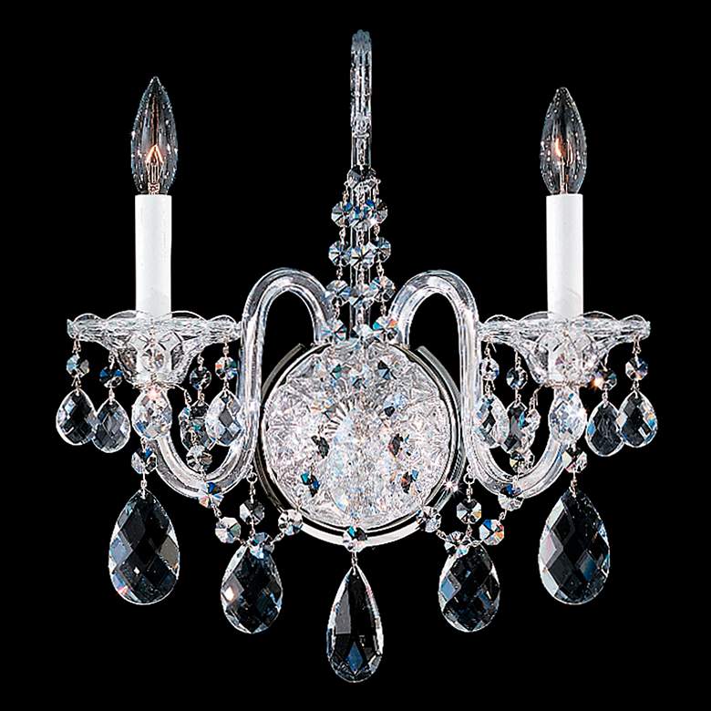 Image 5 Schonbek Sterling 16 1/2" High Heritage Crystal Wall Sconce more views