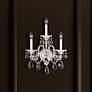 1_Schonbek Sterling 18 1/2" High Heritage Crystal Wall Sconce