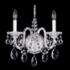 Schonbek Sterling 2-Light Swarovski Crystal Wall Sconce