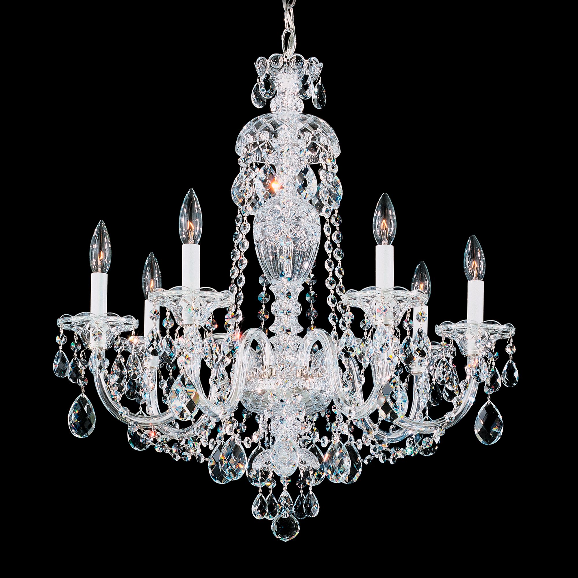 Schonbek Sterling 25" Wide Traditional Heritage Crystal Chandelier in scene