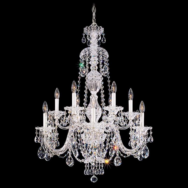 Image 1 Schonbek Sterling 29 inch Wide Swarovski Crystal Chandelier