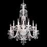 3_Schonbek Sterling 29" Wide Swarovski Crystal Chandelier more views
