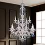 1_Schonbek Sterling 32" Wide Large Crystal Chandelier