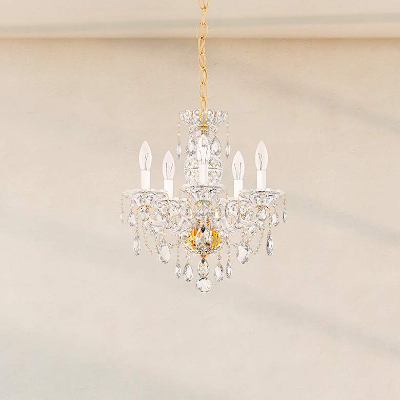 Image 1 Schonbek Sterling 34" Wide Swarovski Crystal Chandelier