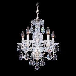 Schonbek Sterling Collection 16&quot; Wide Crystal Chandelier