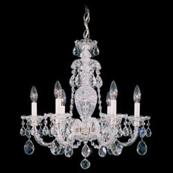 Schonbek Sterling Collection 21&quot; Wide Crystal Chandelier