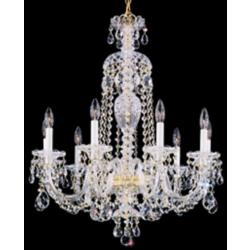 Schonbek Sterling Collection 27&quot; Wide Crystal Chandelier