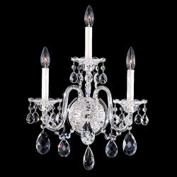 Schonbek Sterling Collection 3-Light Crystal Wall Sconce