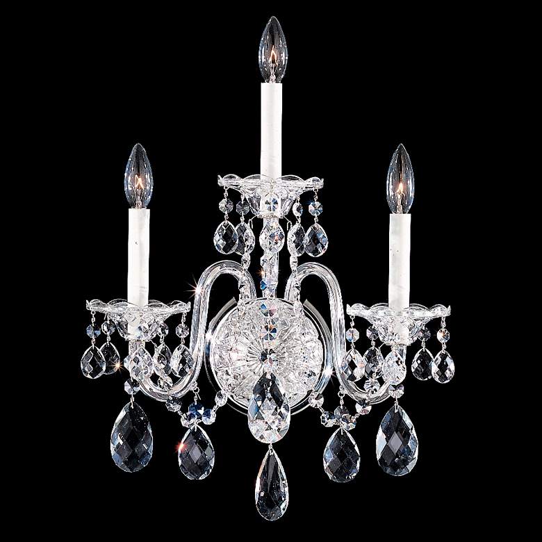 Image 1 Schonbek Sterling Collection 3-Light Crystal Wall Sconce