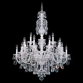 Image1 of Schonbek Sterling Collection 34" Wide Crystal Chandelier