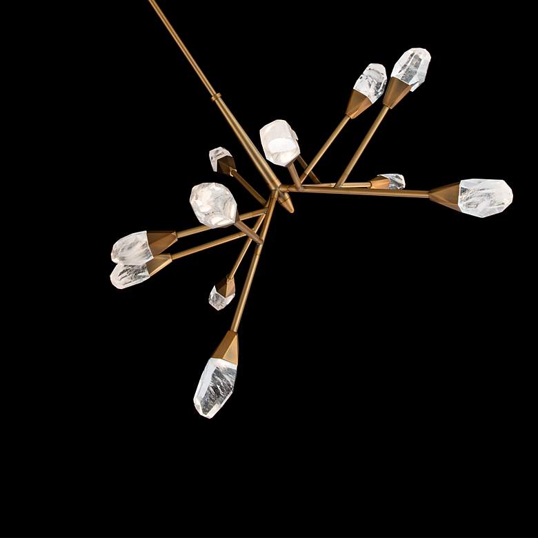 Image 4 Schonbek Synapse 31.5" Wide Multi-Arm Brass Finish LED Modern Pendant more views