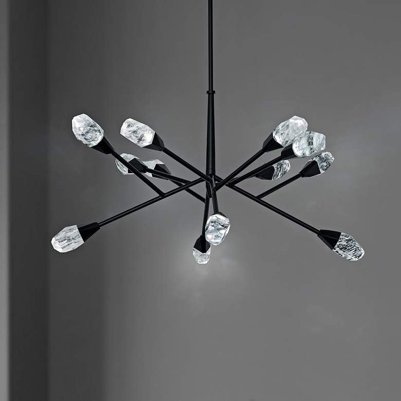 Image 3 Schonbek Synapse 31 1/2" Wide Black 12-Light LED Chandelier more views