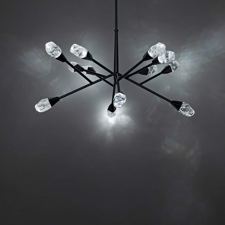 Image 4 Schonbek Synapse 31 1/2" Wide Black 12-Light LED Chandelier more views