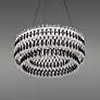 Thumbnail2 of Schonbek Tahitian 25" Wide Black Clear Crystal 1-Light Pendant more views