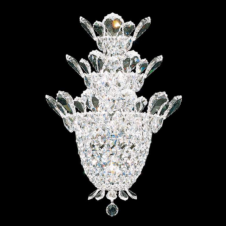 Image 1 Schonbek Trilliane 19" High Swarovski Crystal Wall Sconce