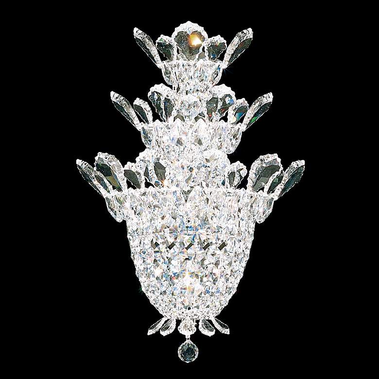 Image 1 Schonbek Trilliane 19 inch High Swarovski Crystal Wall Sconce