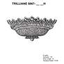 Thumbnail4 of Schonbek Trilliane 19" Wide Polished Silver and Crystal Ceiling Light more views